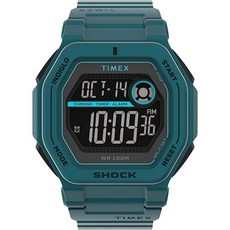 Timex 남성용 Command Encounter 45mm 시계 화이트/디지털 네그 디스플레이/화이트 원사이즈 커맨드 인카운터 45mm 202820