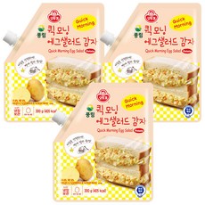 오뚜기 퀵모닝 에그샐러드 감자, 3개, 300g