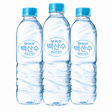 농심 백산수 생수 500ml 40개