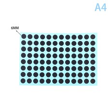 【평화】직경 3/4/5/6 MM 4사이즈 검정색 전도성 고무 패드 IR 리모컨용 수리 키트 버튼, 04 diameter-6mm, 04 diameter-6mm