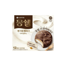 롯데 몽쉘 생크림케이크 오리지널, 408g, 1개