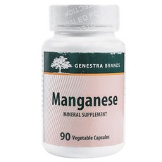 GENESTRA BRANDS 錳素膠囊, 90顆, 1罐