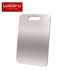 LUCUKU 鈦金屬抗菌砧板，雙面可用, F, 1個