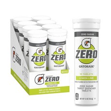 게토레이 제로 태블릿 버라이어티 팩(40팩), Gatorade 레몬 라임, 473ml