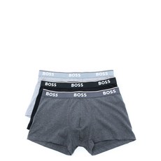 보스 스트라이프 트리밍 로고 웨이스트밴드 복서 브리프