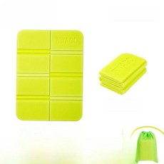 폼 캠핑 매트 휴대용 야외 시트 쿠션 방습 방수 잔디밭 야생 여행용, 7. 20 off 스택 과일 그린 + 수납 가방