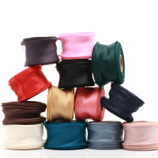 크리스탈 와이어 인터로크 오간디 1마(90cm), 5마(450cm), 레드