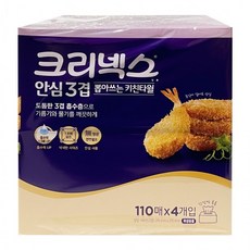 크리넥스 안심 3겹 뽑아쓰는 키친타월 110매 4개입 -TJ, 1개, 1매입