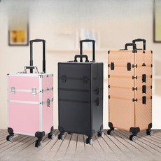 전문가용 아티스트 이동식 도구박스 캐리어 이동함 가방 카트 대용량 대형 출장용 헤어 마사지 미용, 1개