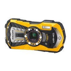 RICOH RICOH WG-40 14m 1.6m RICOH WG-40 YL 04681 방수 디지털 카메라 옐로우 방수
