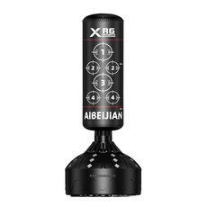 AIBEIJIAN 拳擊沙袋 運動健身 厚吸盤底座, 黑色