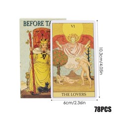 女巫卡塔牌屋 Before Tarot 塔羅牌之前的幾個瞬間“之前”古早圖像78張初學者卡片 naitw, 塔羅牌, 1個