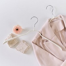 베스트하임 제넥스 논슬립 회전형 아우터 옷걸이, 아이보리, 20개 아이보리, 20개