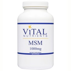 Vital Nutrients 無麩質MSM膠囊 1000mg, 240顆, 1罐
