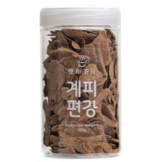 쌍화다방 얇고 향긋한 계피 편강 국산 봉동 생강 정과, 1개, 180g