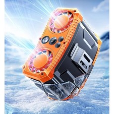 KC인증 10000Mah 허리선풍기 허리걸이선풍기 허리밴드선풍기 휴대용허리선풍기 충전식선풍기 휴대용선풍기 캠핑 골프 낚시 등산 공사장 옥외 여름, 오렌지, YW-F018