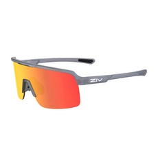 ZIV VOLAR XS 運動眼鏡 抗UV400 防油汙 防撞PC鏡片, 258霧透灰框/PC高反差黃茶電粉黑紅鍍