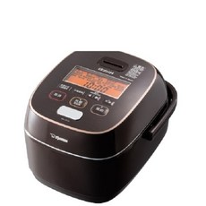 ZOJIRUSHI象印 6人份/10人份鐵器塗層豪熱羽釜壓力IH電子鍋 NW-JTF10/NW-JTF18, 6人份棕色