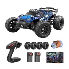 【可3S 時速70KM】RC 高速無刷遙控車 四驅車 遙控車 無刷馬達 生日禮物 男孩禮物 兒童玩具 hs 14421, 紅黑, 1個