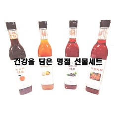 장원바이오텍 천연식초 건강을 담은 명절 선물세트, 복숭아 식초 500ml 2병 세트, 600g, 1개