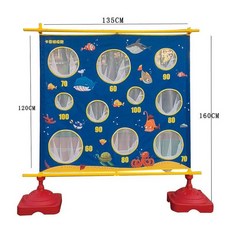 물풍선 판 과녁 공 게임 운동장 던지기 축제 운동회 보드, 바다+대형공 6개+중형공 6개+소형공 12개, 1개