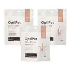 옵티펫 강아지 츄어블 영양제, 60정, 피부/피모, 3개