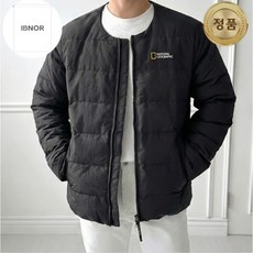 국내 정품 내셔널 지오그래픽 경량패딩 조끼 헤론 U 넥 라이트웨이트 구스 다운 점퍼 카본 MANOL 의류 파우치 추가증정 NGCB