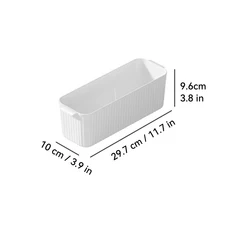회전식 화장품 정리함 캐비닛 상자 손잡이가있는 공간 보관 WORTHBUY 데스크탑 절약형 조직 주최자 잡화 플라스틱, S 1PC