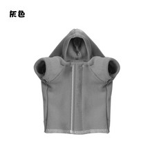 蜥蜴寵物衣服 爬寵外出衛衣 變身裝 寵物服飾 可定製 桃園出貨, 1個, 灰色