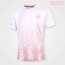 MAXX MXPRO005 專業競技系列羽球服 | 幾何漸層印花 輕量透氣機能上衣