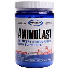 Gaspari Nutrition BCAA支鏈胺基酸補充粉 草莓奇異果口味, 黑櫻桃, 1罐, 420g