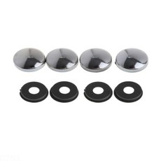 G7NA 8PCS 방지 나사 차량 오토바이 번호판 볼트 프레임 고정 마모 플라스틱, 01 Silver