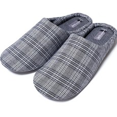 홈앨리스 벤자민 실내화 300mm 280mm 쿠션 빅사이즈실내화 큰슬리퍼 남성슬리퍼 사무실화 거실화, 1개, 그레이