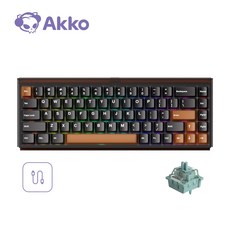 Akko 악코 Ray68 HE 마그네틱 8K 게이밍 유무선 68키 기계식 자석축 게임용 키보드 체리 프로파일 염료승화 키캡 듀얼 라이트 박스 500Hz 재생률 ARGB, AstroAim 자석축 (유선), Misty Black Tea