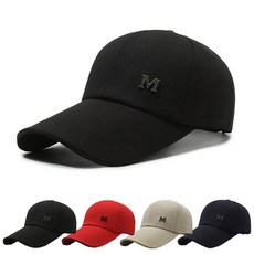 미다미 10cm 긴창 심플 무지 대두 추천 남녀공용 볼캡 (4컬러)