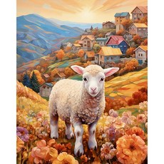 서은이네 DIY 보석십자수 캔버스형 세트40X50cm, 1세트, NANA-13 양