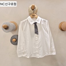 치크 # 타이탈착 솔리드 댄디 셔츠 CKYA25A1B # 남아 행사 필수 타이 와이셔츠 _ NC신구로점