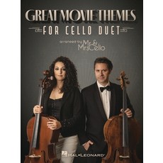 (영문도서) Great Movie Themes for Cello Duet Arranged by MR & Mrs Cello Paperback, Hal Leonard Publishing Corp..., English, 9781705157039