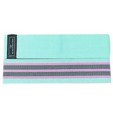 彈力針織臀部帶 健身室內臀圈 蜜桃訓練器 防滑 拉力瑜伽阻力帶, 綠色條紋60磅 練手臂, 1個