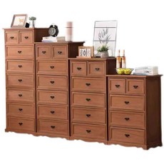 원목 서랍장 캐비닛 보관 정리장 다용도 수납장 저장 6단 6단 서랍 완제품