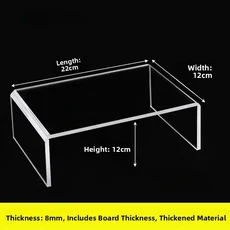 U자형 다층 디스플레이 스탠드 정리대 받침대 수납 선반 가정용 정리 도구 공구 불필요, 0x0cm, 1층, 9 22cm(길이) x 12cm(폭) x 12cm(높이