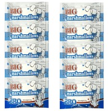 비비큐용빅마시멜로우 BBQ빅마시멜로우 10개 cha+46665WE, 1g, 1개