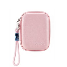 마켓세일러 미니 하드 파우치 케이스 컴팩트 똑딱이 디지털 카메라 가방 S 소, (소형)체리블라썸 핑크