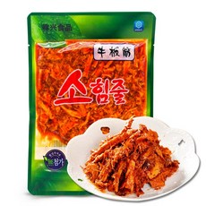 [수연중국식품] 중국간식 소심줄 연변맛소힘줄, 3개, 180g