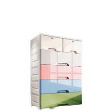 캐비닛 옷수납장 옷장 보관 플라스틱서랍장 드레스룸서랍장 거실 가정 옷정리함 원룸, 3 칸, 50cm  5단