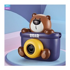 비누방울 카메라 자동 버블건, 1개, 곰돌이