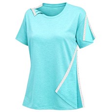 수술 후 셔츠 여성용 어깨 수술 셔츠 풀 스냅 오픈 팔 어깨 회복 의류-화학 요법 의류 여성용 퍼플. L, 민트