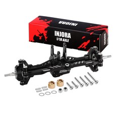 INJORA 알루미늄 4mm 확장 전면 후면 1/18 RC 크롤러 TRX4M 업그레이드(4M-61)용 완전 차축, Front