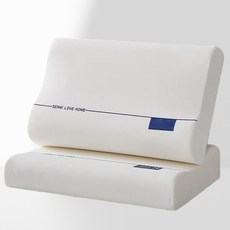 Niftynest베개 목베개 푹신한 사계절 수면 목편한 경추 베개 수면 경추 베개 푹잠경추베개 30cm*50cm, 1개, 화이트