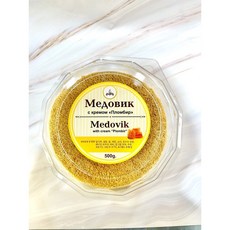 신선하고 맛있는 메도빅 허니 꿀 케이크 500g MEDOVIK HONEY CAKE 500g, 1개